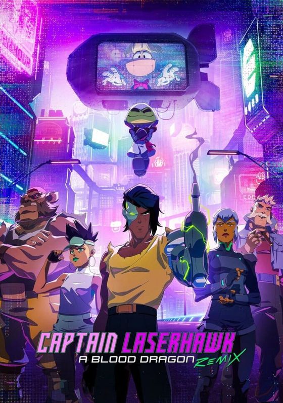 Captain Laserhawk A Blood Dragon Remix                กัปตันเลเซอร์ฮอว์ค บลัดดราก้อน รีมิกซ์ Season 1 พากย์ไทย